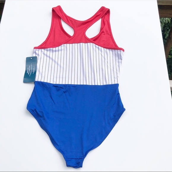PEPSI one piece racerback swimsuit - Picture 3 of 11